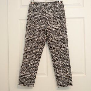 Soft Surroundings contrast ankle length jeggings